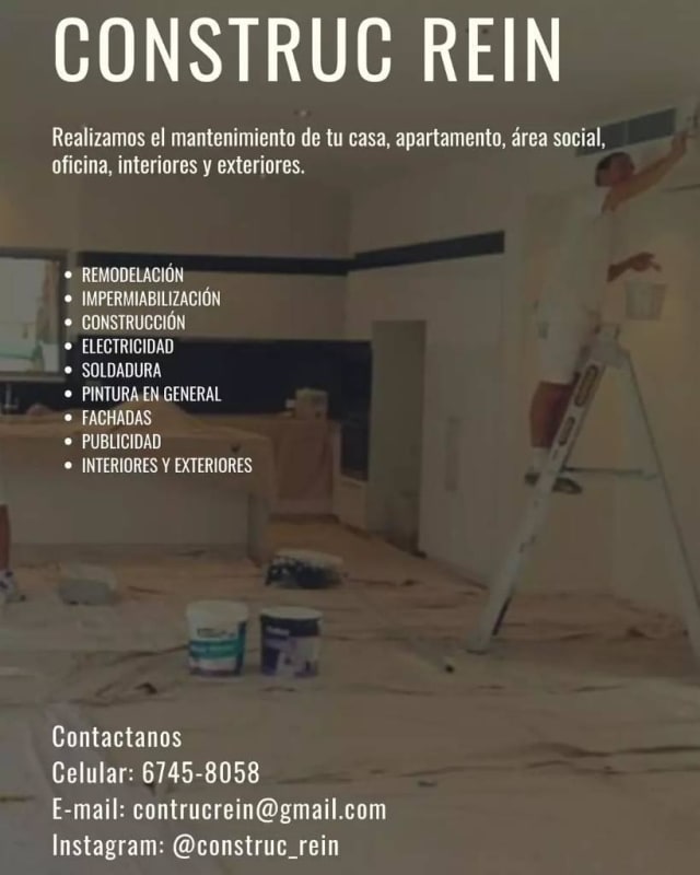 Servicios de Construcción Remodelación y Mantenimiento.
