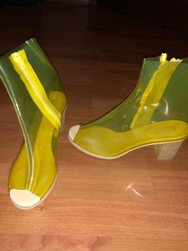 BOTINES TRANSPARENTES ITALIANOS Panama
