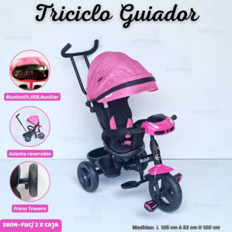 Baby item Tricycle guide with techito usb and aux Paraguay