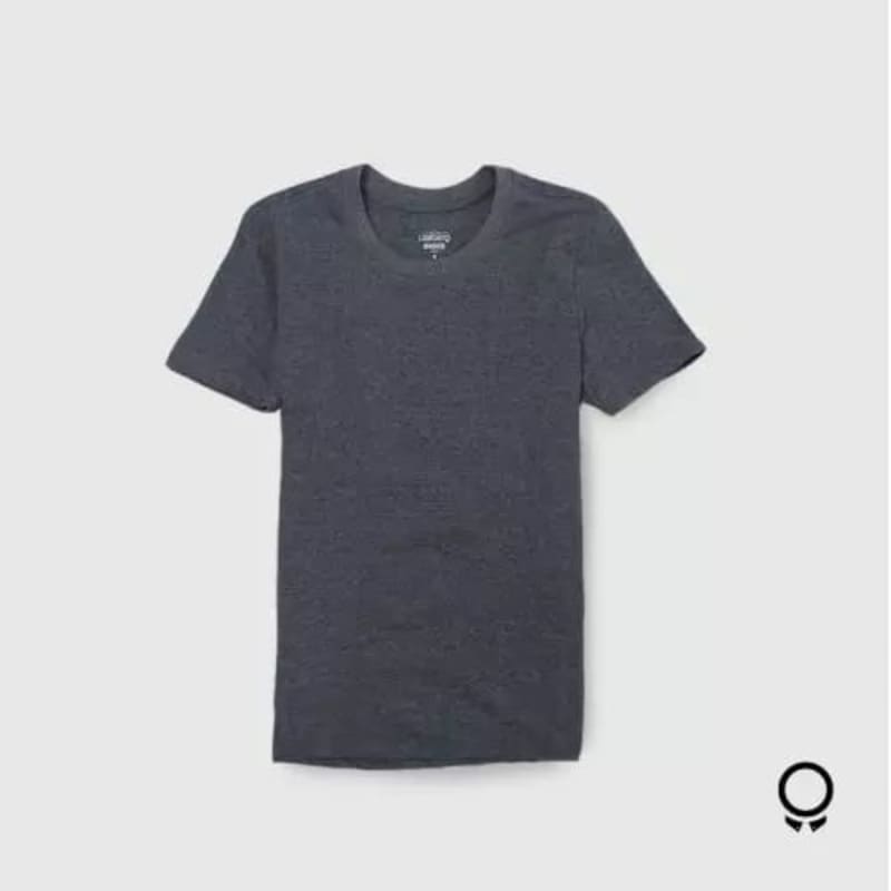 Remera Liberato Basics cuello redondo gris oscuro Mburucuya