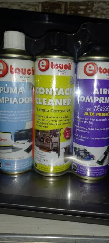 Limpiador de contactos Etouch 20oz - Compushop de El Salvador