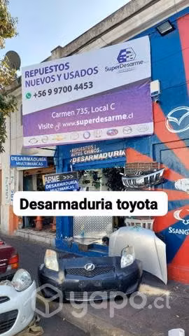 Óptico izquierdo Toyota Yaris Sport desarmaduría