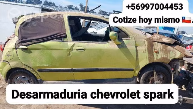 Espejo derecho Chevrolet Spark desarmaduría