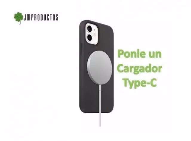 Cargador Inalambrico Para iPhone Entrada Type C - Imagen 2