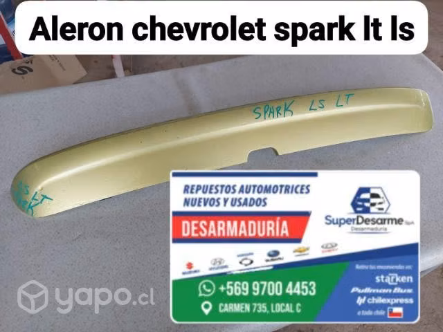 Alerón Chevrolet Spark Lt ls desarmaduría