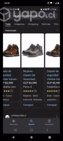 Zapatos de seguridad nro 36