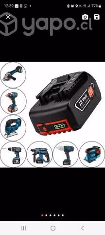 Juego de 2 bateria mas cargado para marca bosch