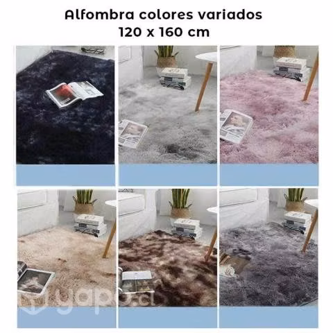 Alfombra Grande De 120 Cm X 160 Cm De Felpa Peluda