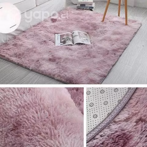 Alfombra Grande De 120 Cm X 160 Cm De Felpa Peluda
