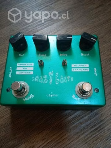 Pedal Overdrive con boost