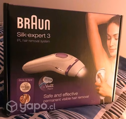Depiladora láser braun silk expert 3 / casi nueva
