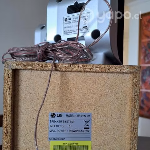 Reproductor DVD hometheater LG 5.1 excelente estad