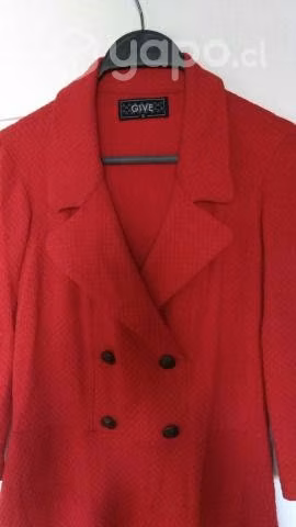 Vestido Give rojo moda, talla S, 40-42 - Imagen 3