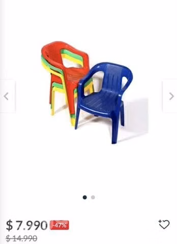 Sillas plásticas