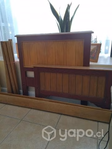 Marquesa una plaza con colchón y somier