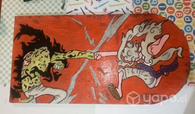 Cuadro de Luffy g5 vs rob lucci - Imagen 2