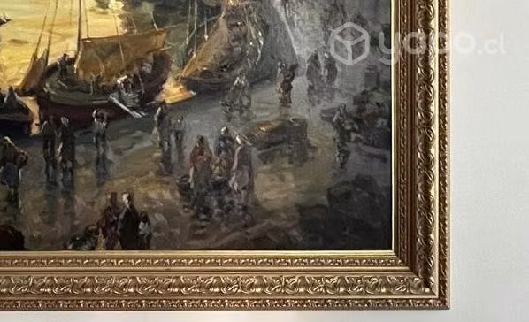Cuadro de Calderón Abos Padilla . Tecnica: Oleo. - Imagen 4