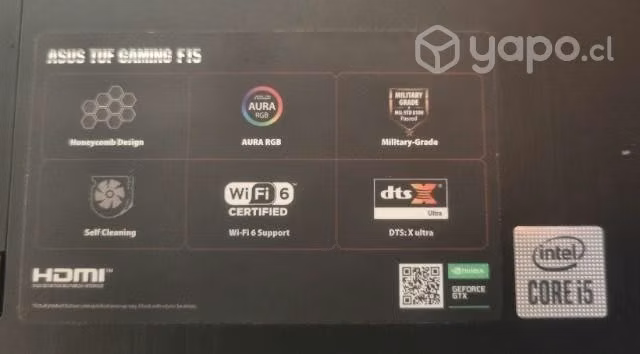 Portátil Asus Tuf Gaming F15