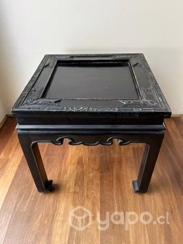 Mesa lateral cerezo ebanizado