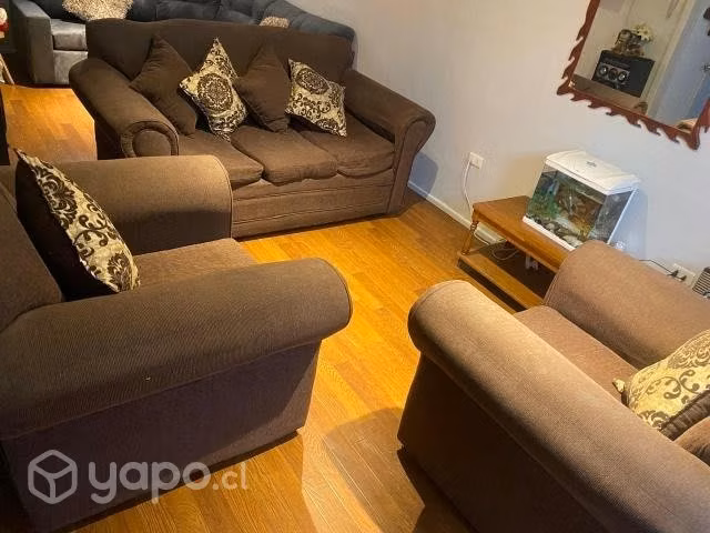 Living completo 3 sillones