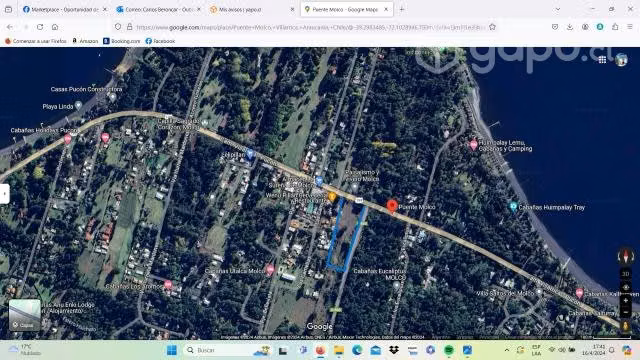 Una Hectarea orilla Carretera Pucón -Villarrica