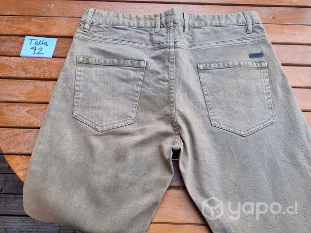 Pantalon de vestir - café - talla 42