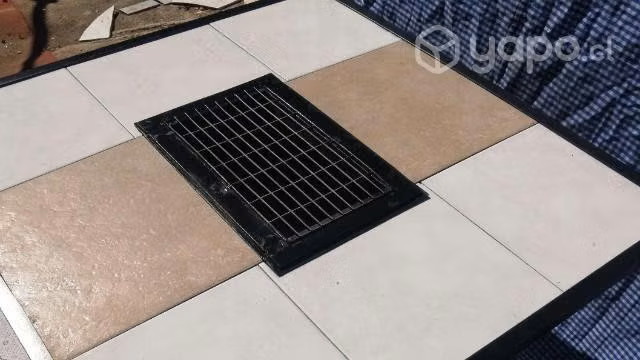 Mesa de centro con parrilla