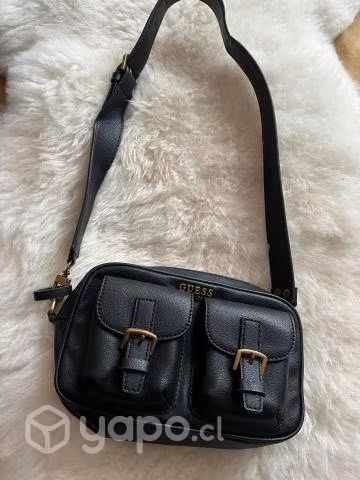 Bandolera Guess original de cuero