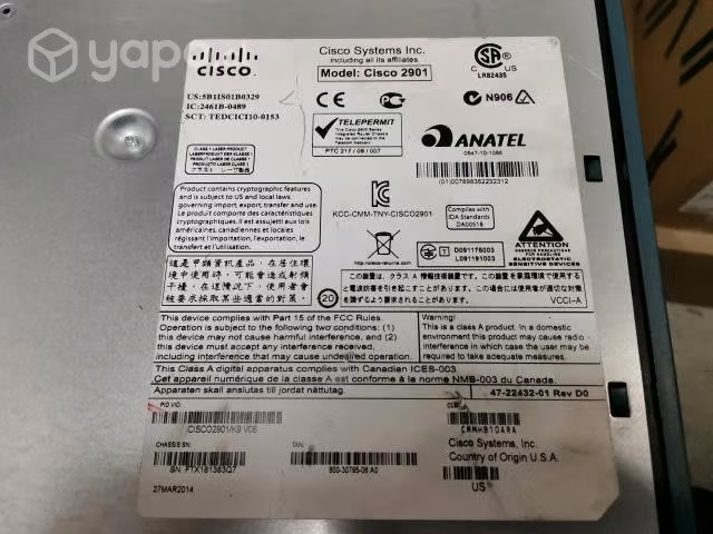 Router CISCO 2900 Series - Imagen 5