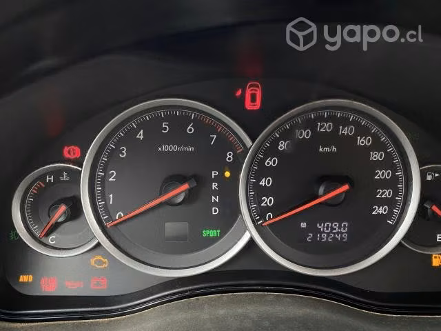 Subaru outback 2008 con kit de levante
