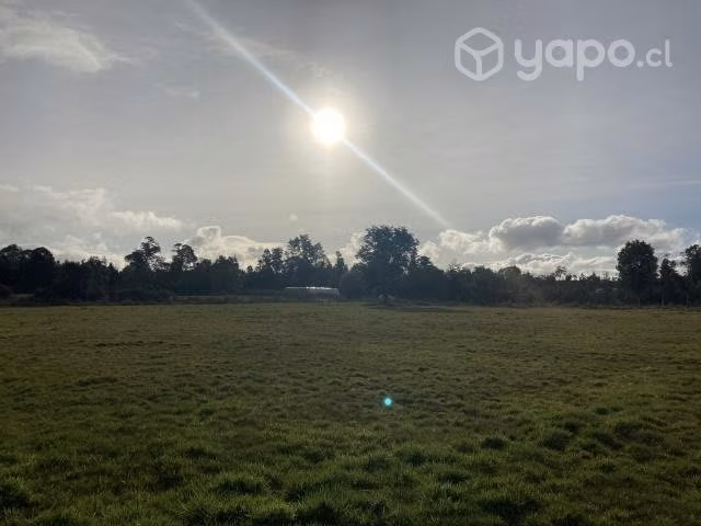 Se vende terreno con cabaña