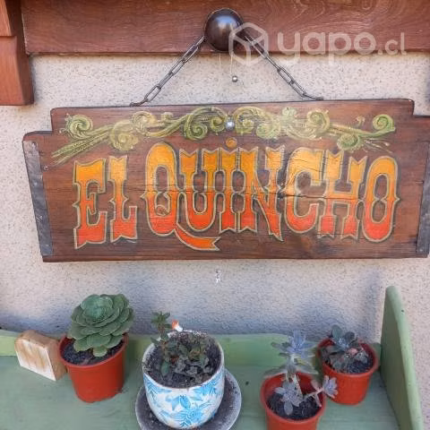 Letreros de madera reciclada