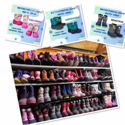 Botas termicas e imperme para niños y niñas