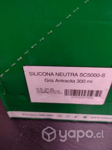 Silicona para sellar