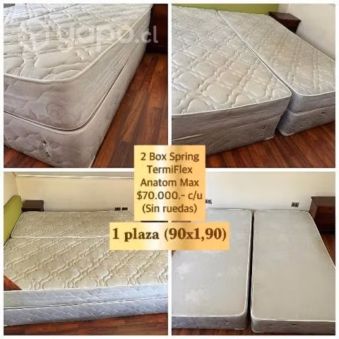 REMATE2 BOX SPRING juntos por 90.000.-