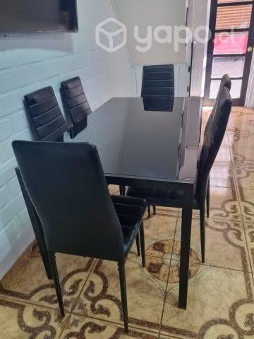 Comedor de vidrio 6 sillas
