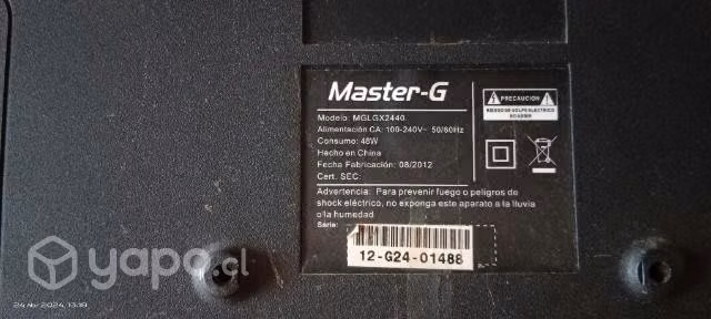 Televisor lcd Master g para repuesto