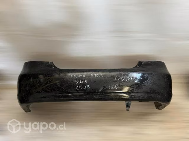 Parachoque trasero toyota yaris sedan 2006 2013