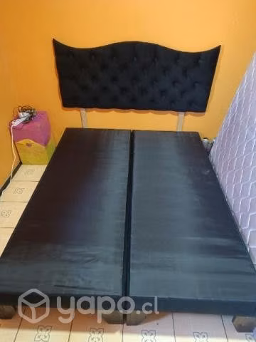 Cama con colchón 2 plazas