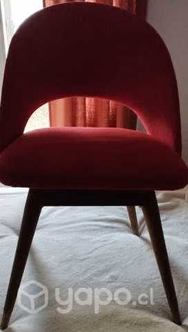 Sitial, silla, color Rojo oscuro