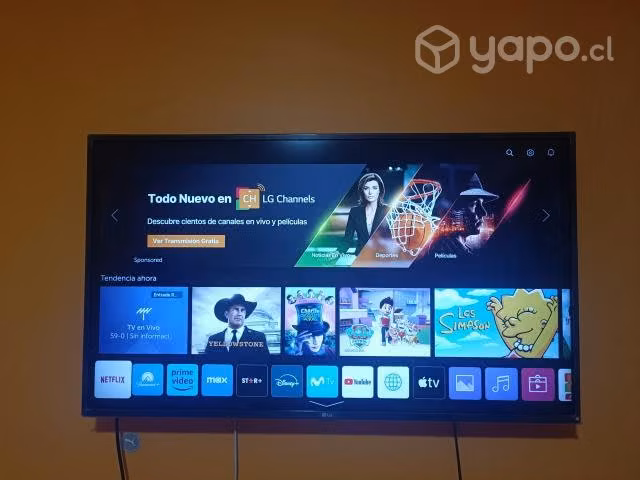 Smart tv LG 43 pulgadas 4k