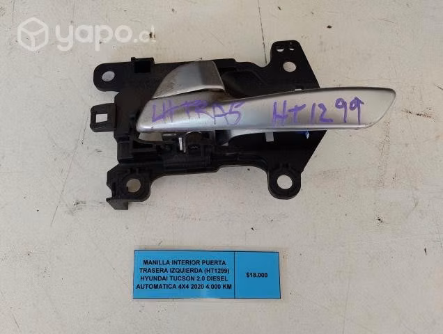 Manilla Inter pta tras izq (HT1299) Tucson 2.0 Aut