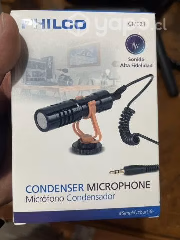 2 Micrófonos Condensador
