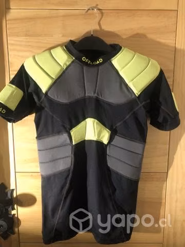 Camiseta con acolchado
