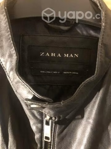 Chaqueta de Cuero Zara