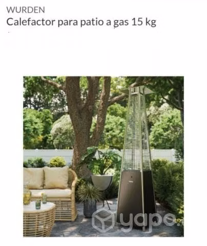 Estufa de patio a gas Wurden