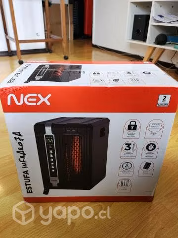 Sellada/Nueva Estufa Electrica Nex 1500w