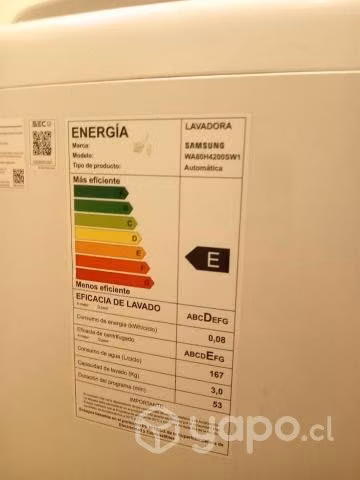LAVADORA SAMSUNG 8kg