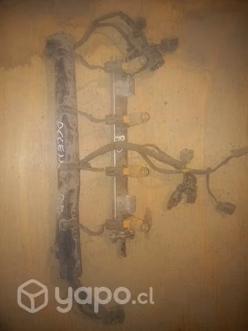 Hyundai accent rb riel de inyectores bobinas envio
