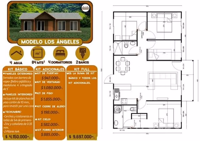Venta de casas prefabricadas variedad de modelos